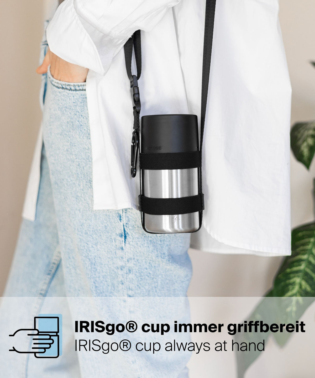 IRISgo Holder für Thermobecher – immer griffbereit