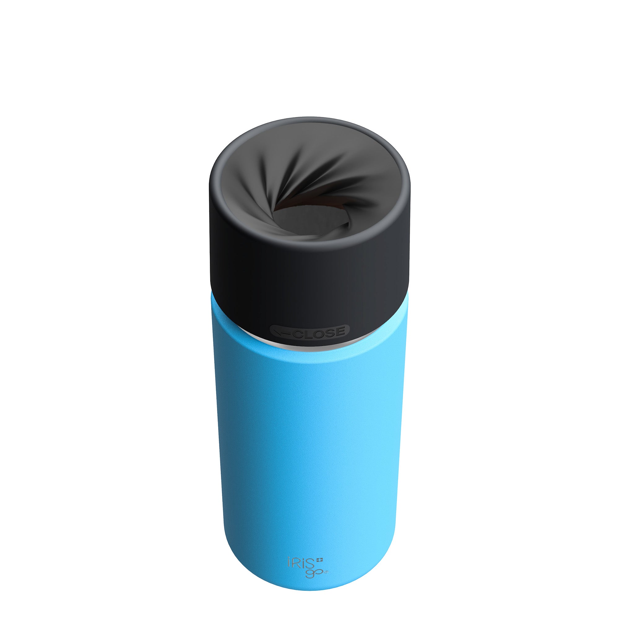 IRISgo® cup - Thermobecher & Kaffeebecher to go - Auslaufsicher - Blau - 500ml