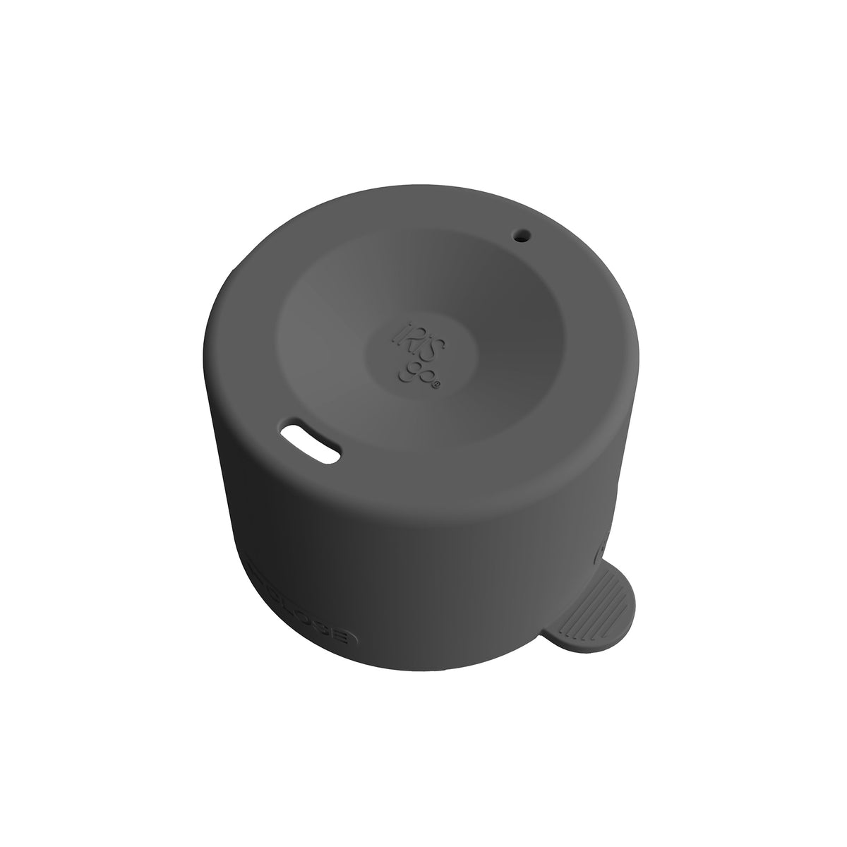 IRISgo Rush Lid 2 in roasted black, Aufsatz für sicheres Trinken im Auto und unterwegs, passend zu jedem IRISgo cup