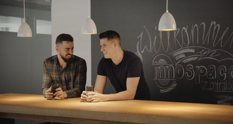 Die IRISgo Gründer Fabian und Manuel im Gespräch