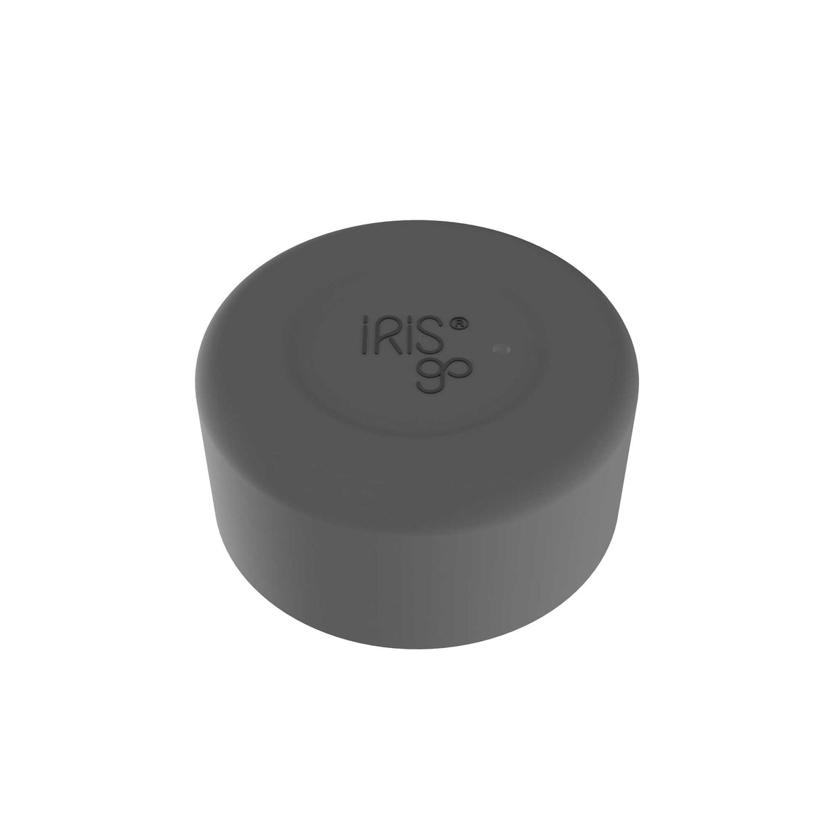 IRISgo Cover in roasted black, schützt die Trinköffnung des IRISgo cup Thermobechers und sorgt für sicheren Stand