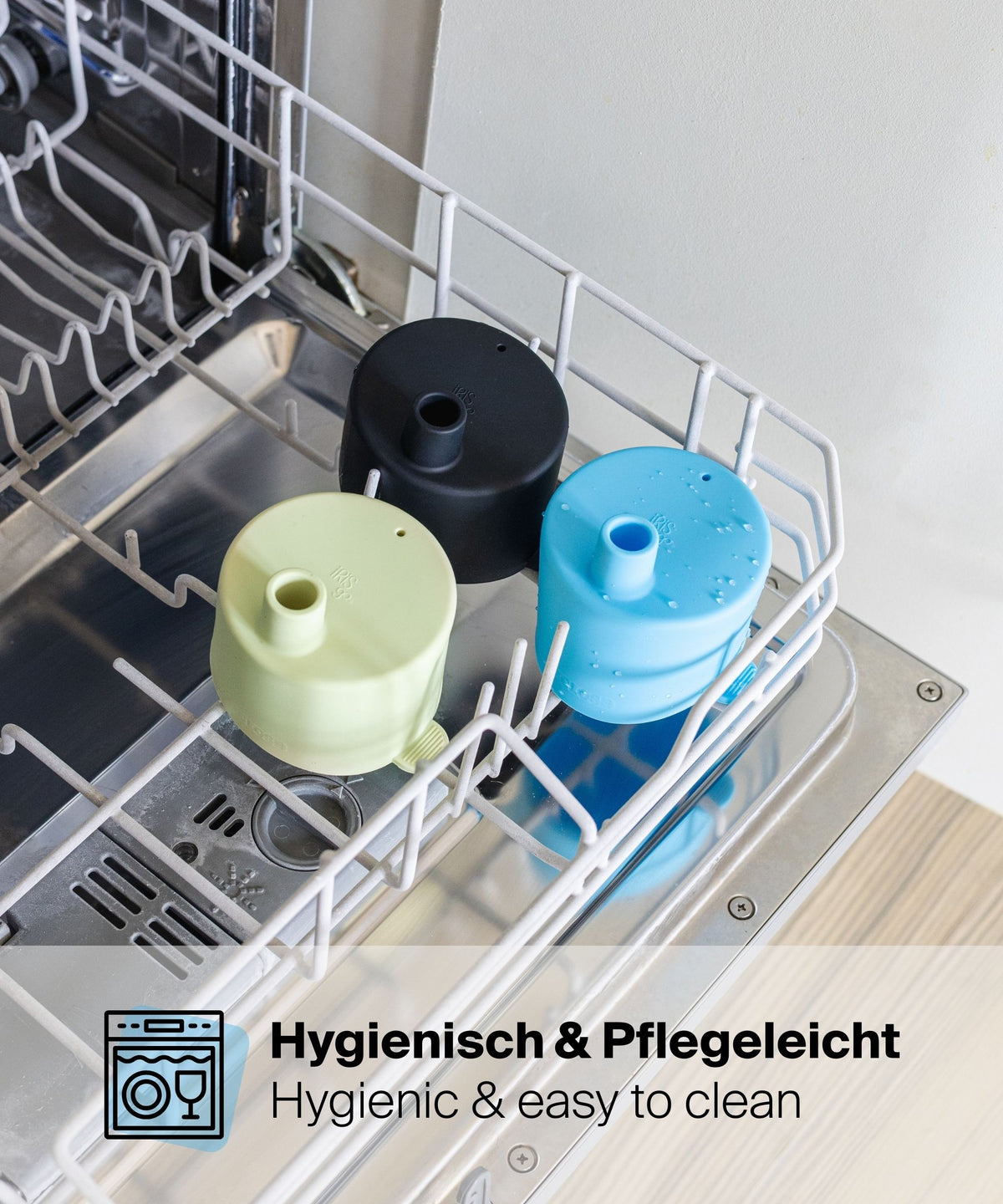 IRISgo Active Lid – einfache Reinigung