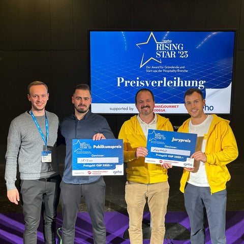 Auszeichnung Rising Star für IRISgo, Schweizer Startup hinter dem IRISgo® cup Thermobecher