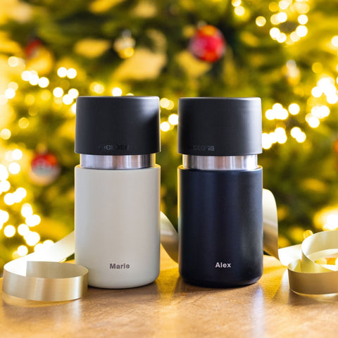IRISgo® cup mit Logo Gravur als Weihnachtsgeschenk für Firmen