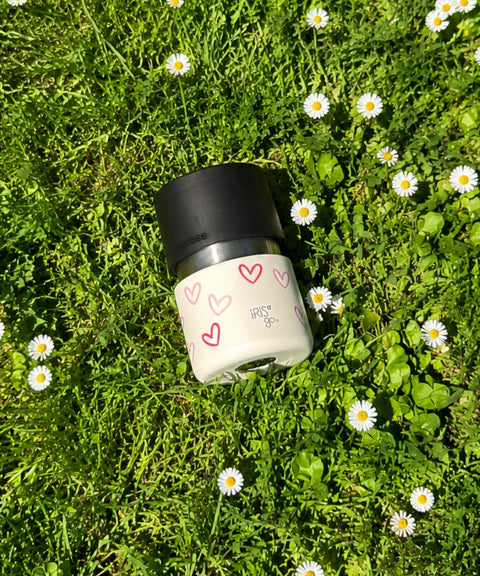 IRISgo® cup Thermobecher drop 200ml im Herz Design, Geschenkidee zum Valentinstag