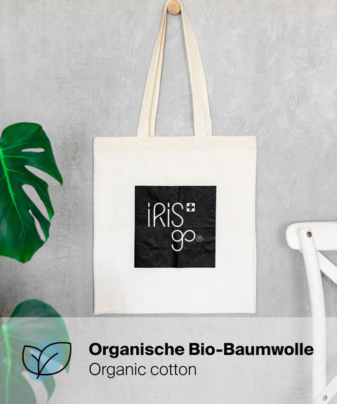 IRISgo® Reusable Bag aus organischer Bio Baumwolle für den Thermobecher
