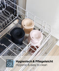 IRISgo® Rush Lid 2 zerlegt zur einfachen Reinigung, spülmaschinenfest