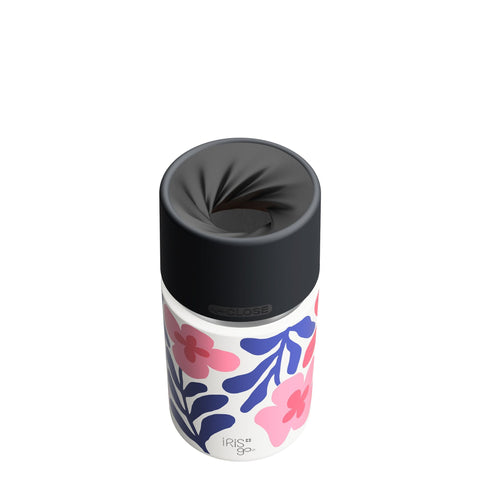 IRISgo® cup Thermobecher sip 350ml im Boho Coral Design, Swiss Made
