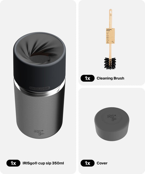 IRISgo® cup sip 350ml in Classic im Starter Bundle, Thermobecher Swiss Made