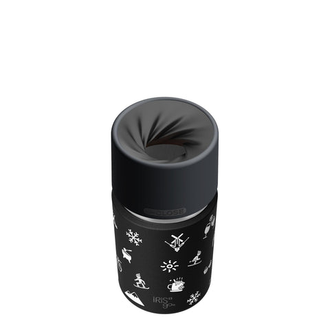 IRISgo® cup Thermobecher sip 350ml im Winter Design, Swiss Made