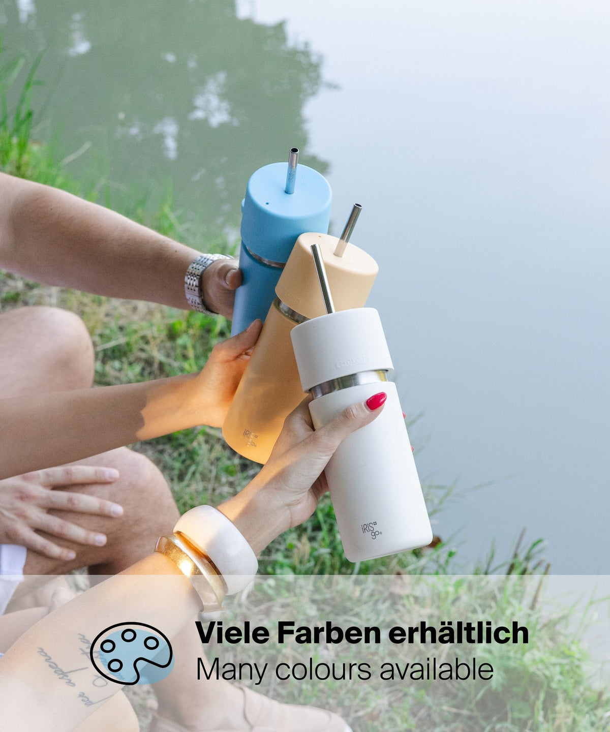 IRISgo Straw Lid in verschiedenen Farben – passend zu jedem IRISgo cup