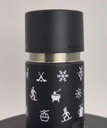 IRISgo® cup sip 350ml im Winter Design in der 360 Grad Ansicht