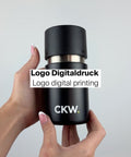 IRISgo® cup mit Logo Digitaldruck für CKW, B2B Co-Branding