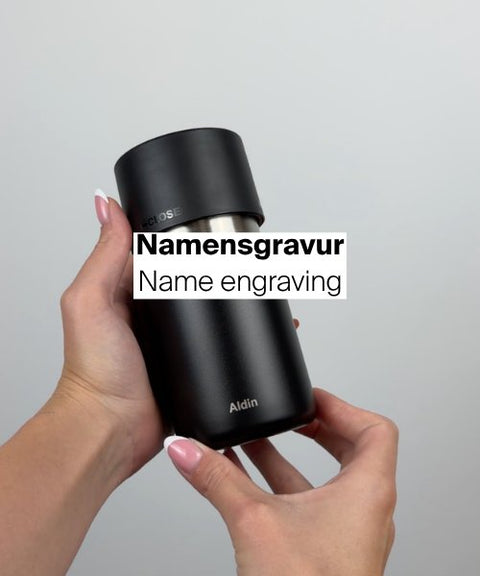 IRISgo® cup mit individueller Namensgravur als personalisiertes Geschenk