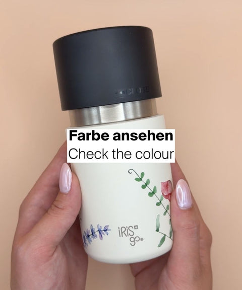 IRISgo cup Thermobecher sip 350ml im Floral Art Design, kurzes Produktvideo