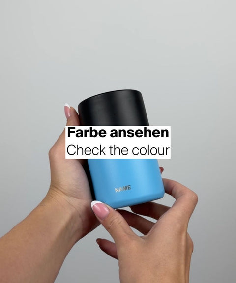 IRISgo cup Thermobecher drop 200ml in ocean blue, kurzes Produktvideo
