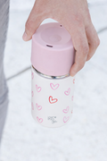 IRISgo® Thermobecher mit Herz-Design und Rush Lid 2 für unterwegs